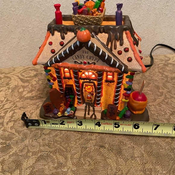 Sugar And Spice LEMAX Gingerbread Village Halloween The Candy Crypt RETIRED - Picture 8 of 12